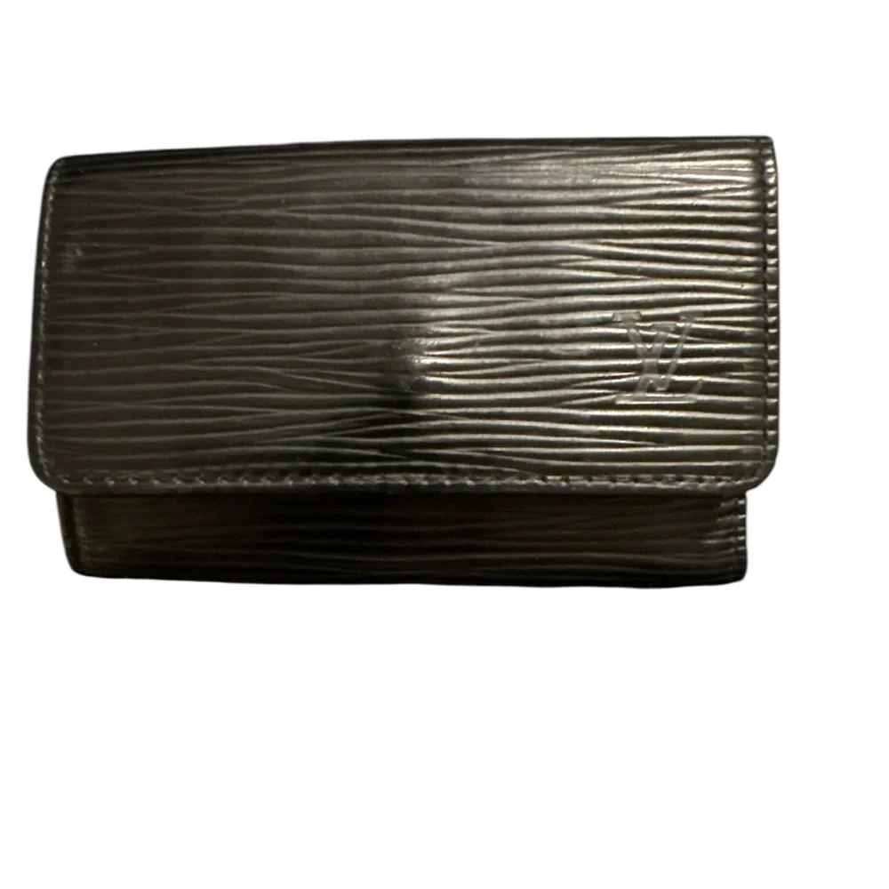 Louis Vuitton Black Epi Key 🔑 Wallet PRISTINE
